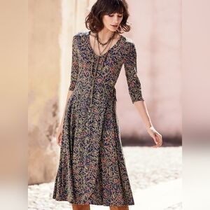 Peruvian Connection Women's Sylvie Floral Midi Dress
